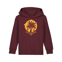 Kids Hoodie - Palme Summerjam, burgundy (ohne Backprint) Kids Hoodie - Palme Summerjam, burgundy (ohne Backprint)