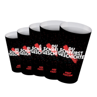 5er Becherset - Du Schreibst Geschichte 5er Becherset - Du Schreibst Geschichte