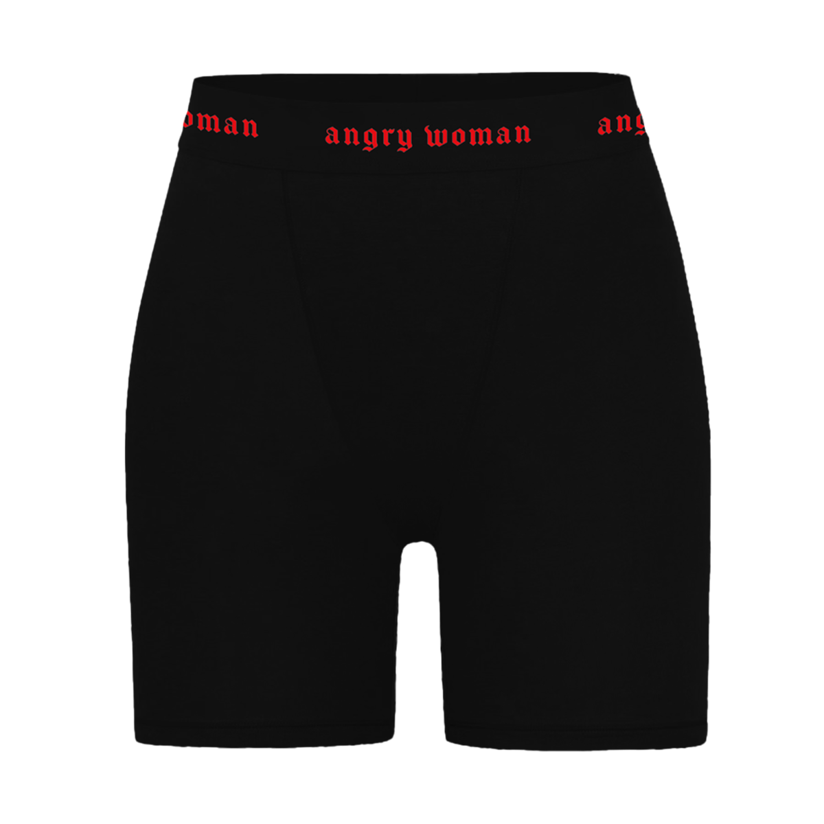 Custom-Shorty - "angry woman", schwarz