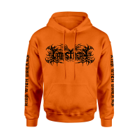 Hoodie - Vainstream Death Logo, orange Hoodie - Vainstream Death Logo, orange