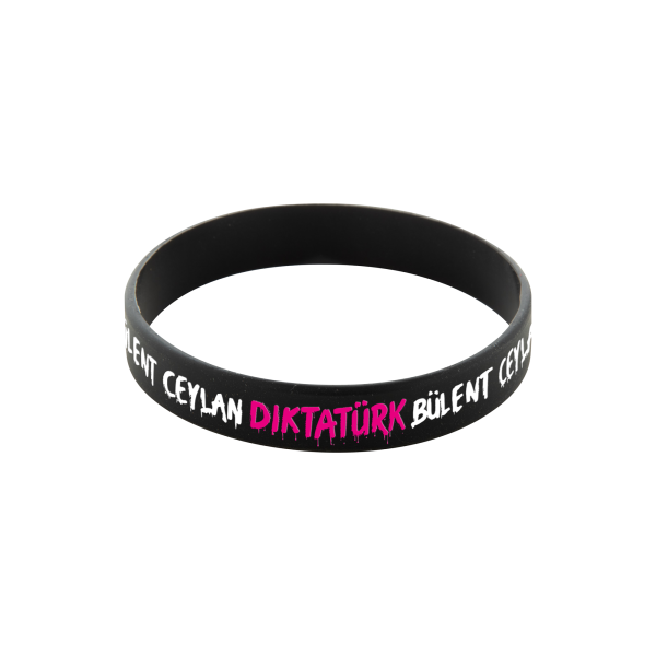 Silikonarmband - Diktatürk, schwarz