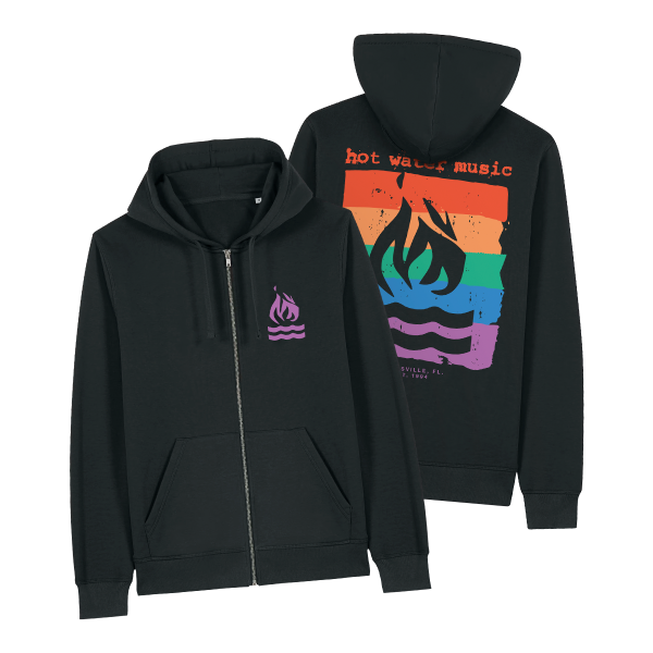 Zip-Hoodie - Pride, black