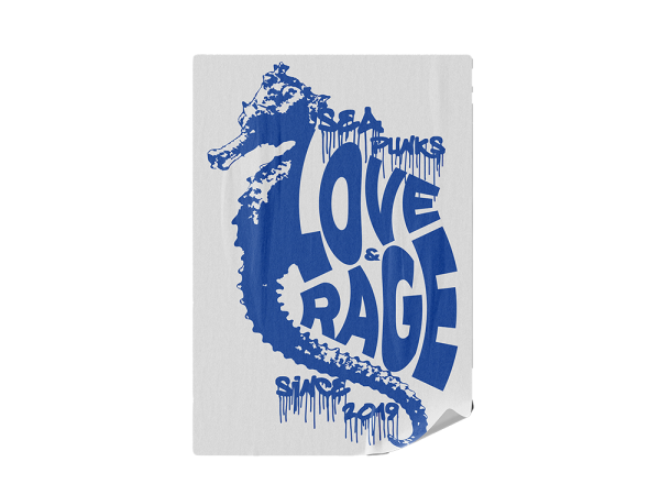 Sea Punks - Love & Rage - Sticker-Set