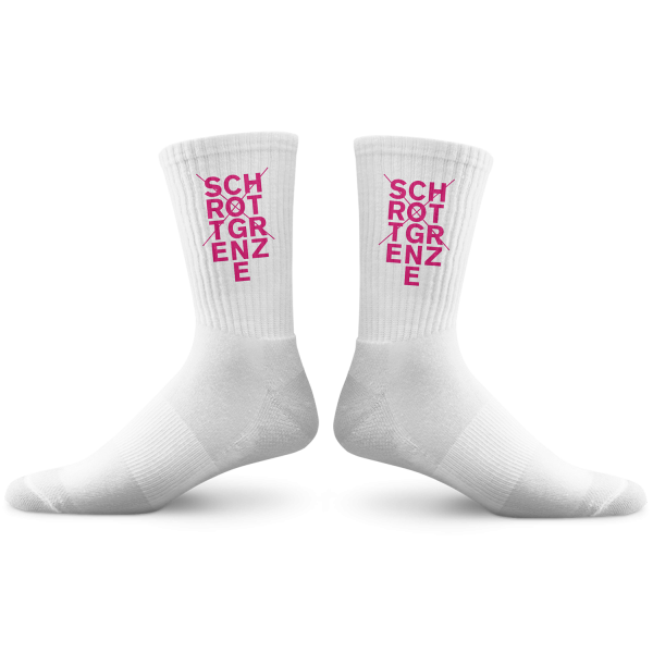 Socken - Schrottgrenze, weiss