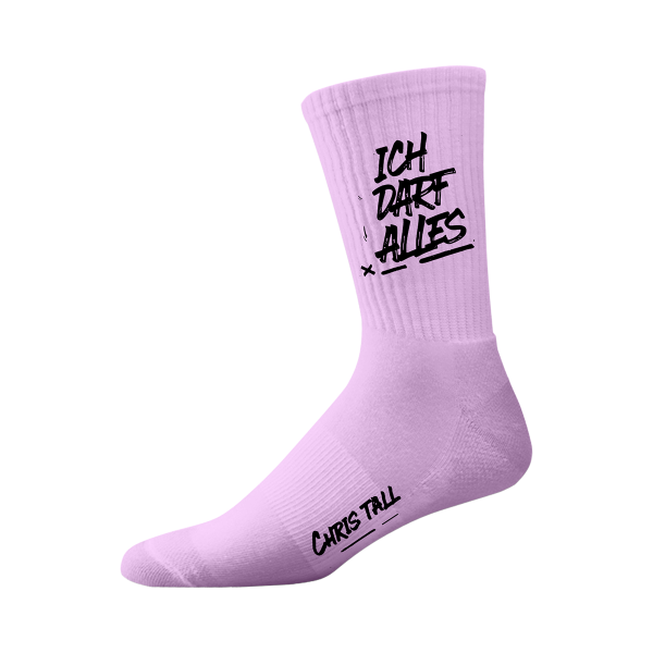 Socken - Ich darf Alles, rosa